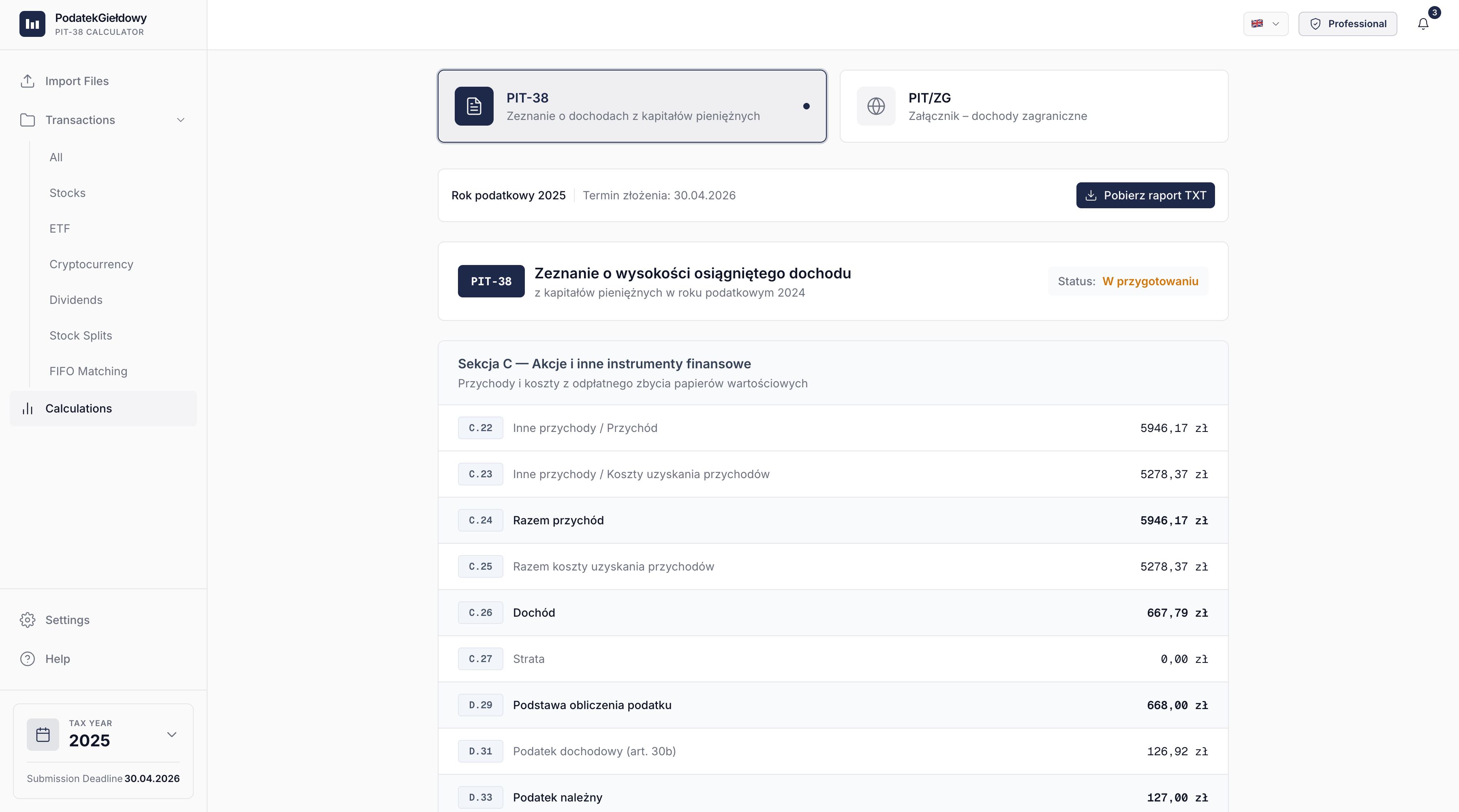 Pobierasz dokumenty - podgląd